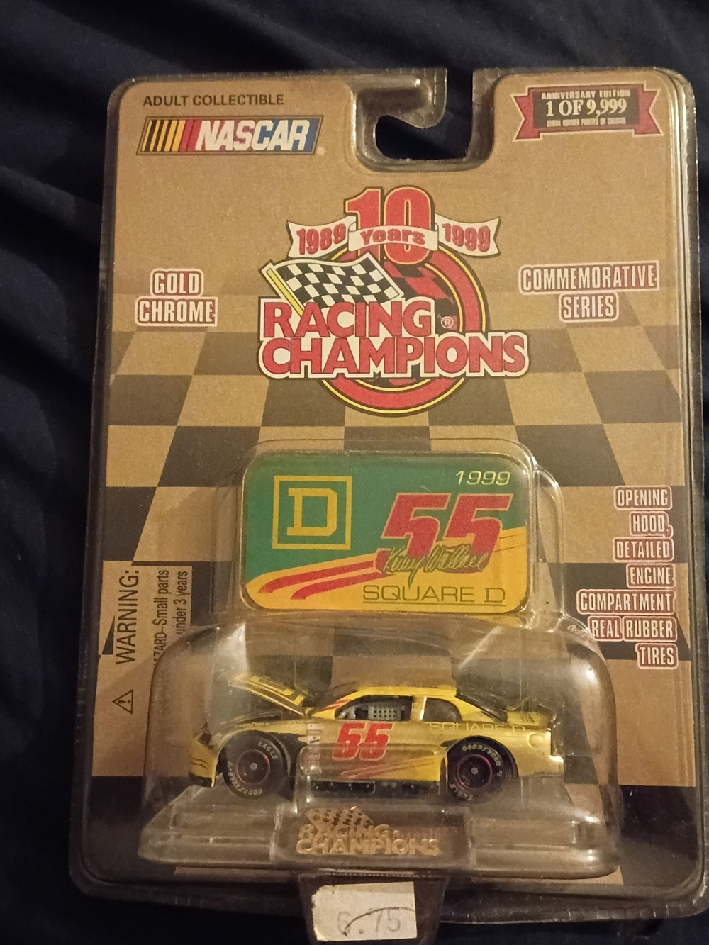 Nascar Racing Champions Gold Chrome No. 55 Square D Toy Car